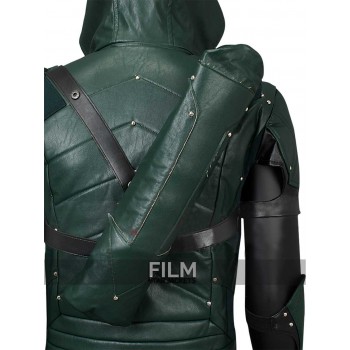 Arrow Season 4 Stephen Amell Hooded Armour Costume